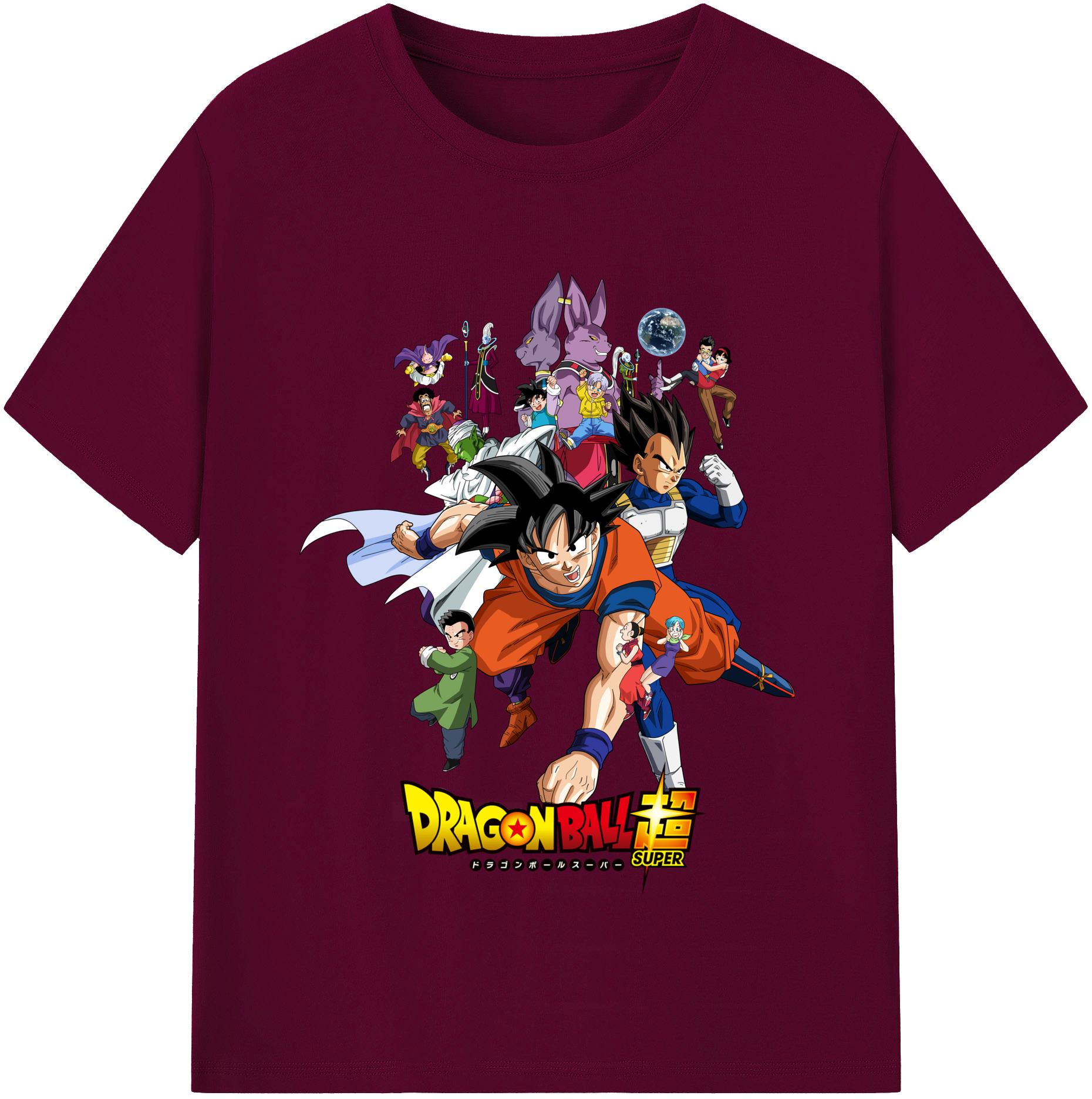 （画像用） ドラゴンボール DRAGON BALL レディースカジュアルプリントTシャツ（綿100％）